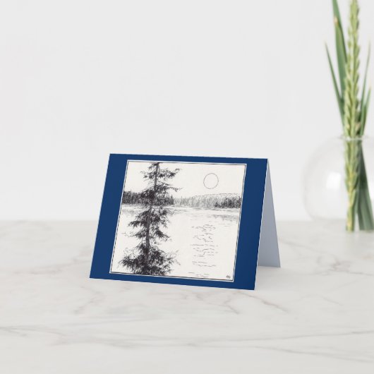 北の挨拶の折り畳みカード カード (正面)