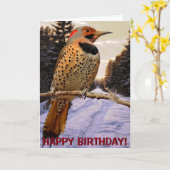 北の明滅のカスタマイズ可能な挨拶状 カード (黄色い花)