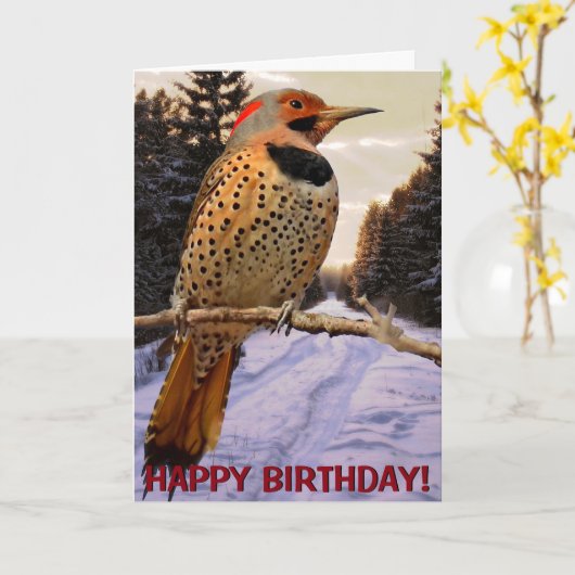 北の明滅のカスタマイズ可能な挨拶状 カード (黄色い花)