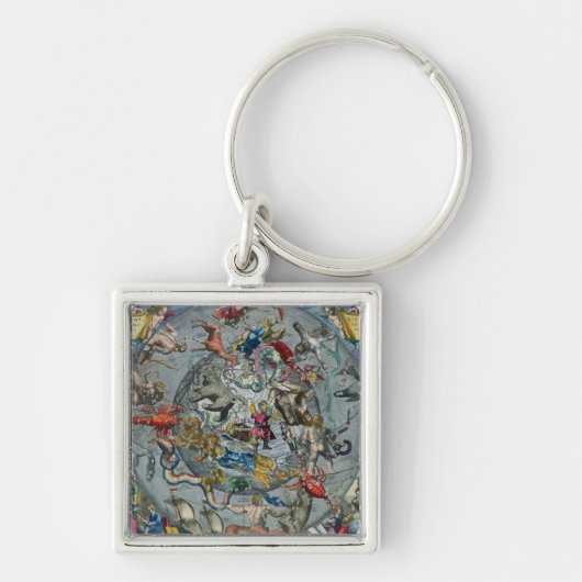 北の星座の地図 キーホルダー (正面)