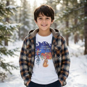 北の村からの挨拶 村のキツネの子供たち Tシャツ
