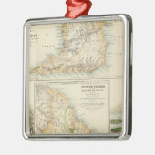 北の東海岸のイギリスの所有物 メタルオーナメント (左)