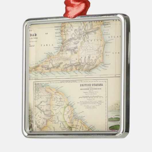 北の東海岸のイギリスの所有物 メタルオーナメント (左)