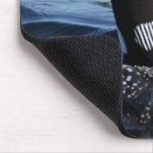 北の水潜り鳥 マウスパッド (コーナー)