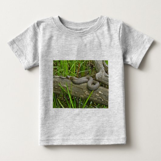 北の水蛇が複数のログ項目に基づく ベビーTシャツ (正面)