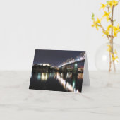 北の海岸の薄暗がり カード (黄色い花)