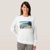 北の海岸ポイントAtkinsonの海洋ドライブ概観 Tシャツ (正面フル)