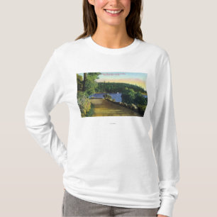 北の海岸Garrow湾の海洋ドライブ眺め Tシャツ