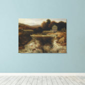 北の滝 キャンバスプリント (インサイチュ (ウッドフロア))