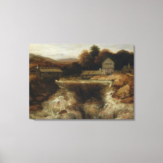 北の滝 キャンバスプリント (正面)