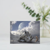 北の白いサイの最後 ポストカード (スタンド正面)