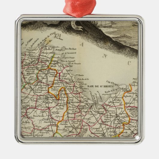 北の確率 メタルオーナメント (正面)