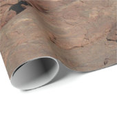 北の窓のアーチのユタの砂漠の景色の写真 ラッピングペーパー (ロールコーナー)