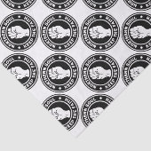 北の精神のロゴの黒 薄葉紙 (詳細)