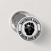 北の精神は北の精神の溝ボタンを修繕します 缶バッジ (正面&裏面)