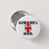 北の精神ピン 缶バッジ (正面&裏面)