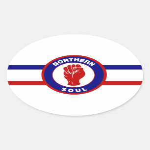 北の精神RWBは楕円形のステッカーを並べます 楕円形シール