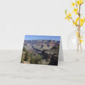 北の縁からのグランドキャニオン カード (黄色い花)