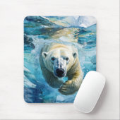 北の蜃気楼: 泳ぐ君主 マウスパッド (マウス)