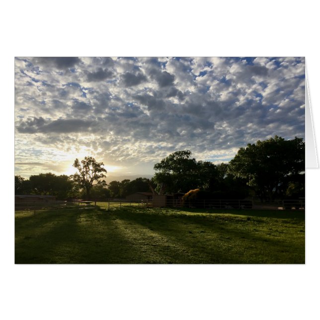 北の谷の日の出、アルバカーキ、NM (正面横)