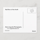 北の赤い川 ポストカード (裏面)
