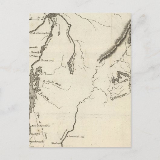 北の陸軍作戦劇場 ポストカード (正面)