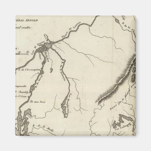 北の陸軍作戦劇場 マグネット (正面)