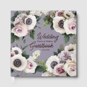 北の雫グレーに咲く白いアネモネ ゲストブック (正面)