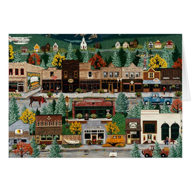 "北の露出"の~ Roslyn、ワシントン州 (正面横)