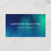 北の青と緑 名刺 (正面)