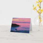 北の首からの郵便はがき カード (黄色い花)