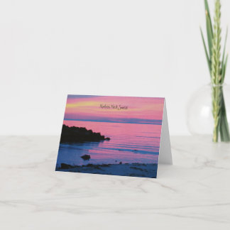 北の首からの郵便はがき カード