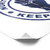 北の魂信仰のスローガンと最初のシンボル フォトプリント (角)