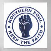 北の魂信仰のスローガンと最初のシンボル ポスター (正面)