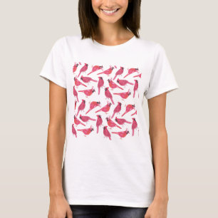 北の(鳥)ショウジョウコウカンチョウまたは(鳥)ショウジョウコウカ Tシャツ