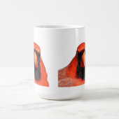 北の(鳥)ショウジョウコウカンチョウ コーヒーマグカップ (中央)