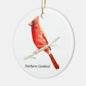 北の（鳥）ショウジョウコウカンチョウ セラミックオーナメント (左)