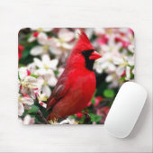 北の（鳥）ショウジョウコウカンチョウ マウスパッド (マウス)