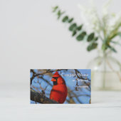 北の（鳥）ショウジョウコウカンチョウ 名刺 (スタンド正面)