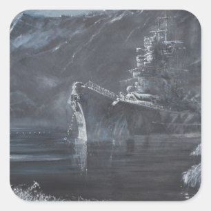 北のTirpitz Norway1944の単独女王 スクエアシール