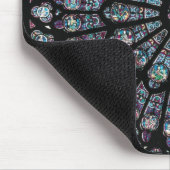 北のtranseptのバラ窓 マウスパッド (コーナー)