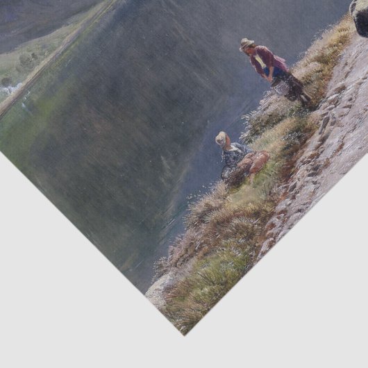 北のwales湖は羊飼いイギリスのティッシュペーパーを脅かします 薄葉紙 (詳細)