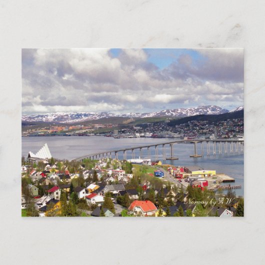 北はがき春 ポストカード (正面)