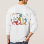 北は覚えている Tシャツ (裏面)