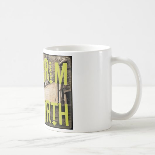 北は険しい コーヒーマグカップ (右)