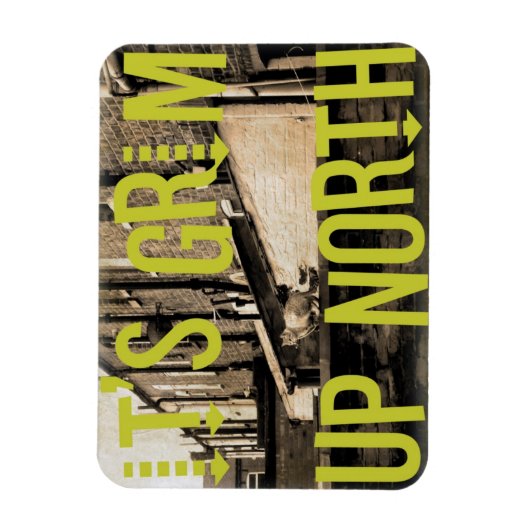 北は険しい マグネット (縦)