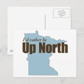 北へ – ミネソタ ポストカード (正面/裏面)