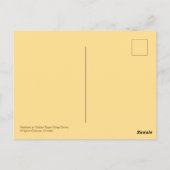 北または黄金の紙ワスプ(P. fuscatus)ドローン ポストカード (裏面)