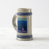 北アイダホブルー ビールジョッキ (正面左)