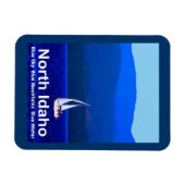 北アイダホブルー マグネット (横)